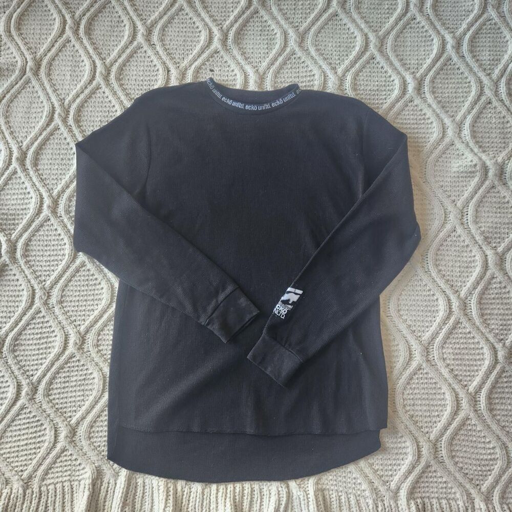 Ecko-unltd Men's Black and White Shirt